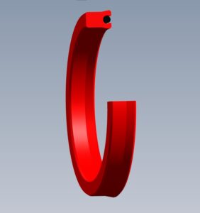 207 Piston Seal U-Cup – Symmetrical – OR Loaded