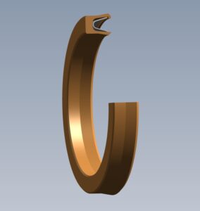 119 Rod Seal U-Cup -Asymmetrical – Spring Loaded