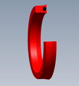 122 Rod Seal U-Cup -Symmetrical – or Loaded